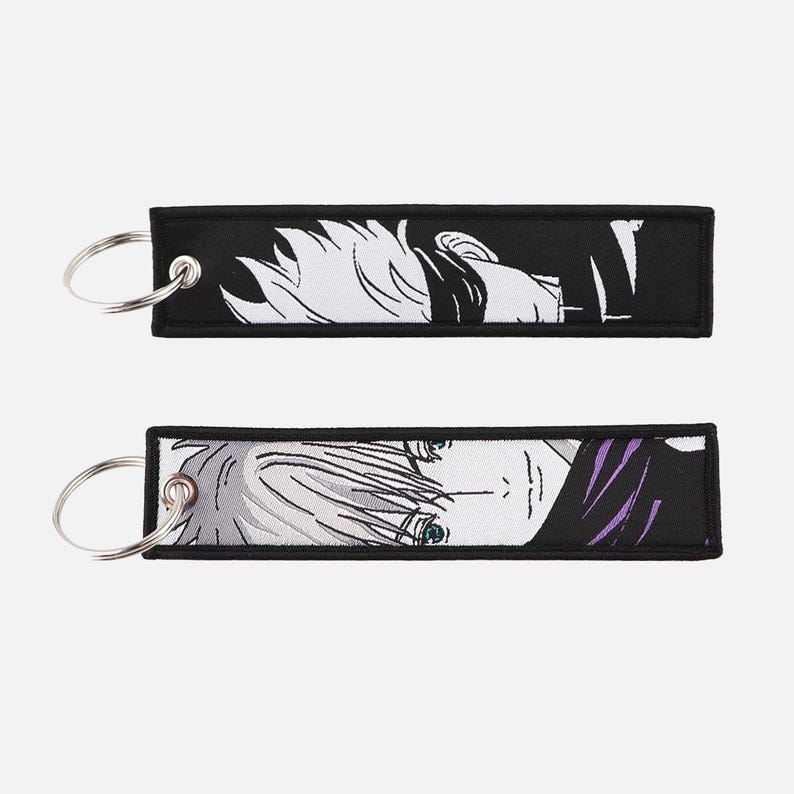 Anime Jet Tag Embroidered Keychain B1 Etsy UK