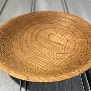 White Oak Bowl, Thin Oak Bowl, Thin Wood Bowl
