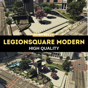 FiveM MLO pack - Legion Square Modern - high quality - FiveM Ready - MLO - ESX - Optimized