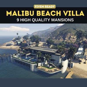 Pacchetto FiveM MLO - Malibu Beach Villa - alta qualità - FiveM Ready - MLO - ESX - Ottimizzato