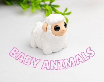 3D Printed Articulated Baby Animal Toy: Jungle Safari Party Favor