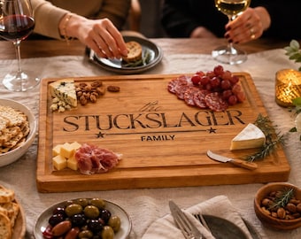 Personalized Charcuterie Board, Gift for Couples and Families
