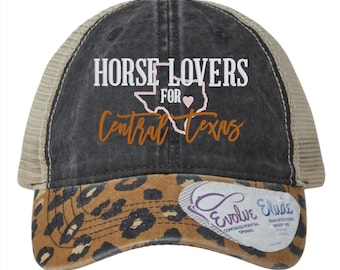 Horse People for Central Texas Flood Relief Hat | Central Texas Strong | Equestrians | Horse Lovers | Texas Strong | Texas Hill Country