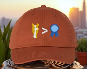 Embroidered Horse Baseball Cap: Custom Equestrian Gift, Personalized Hat