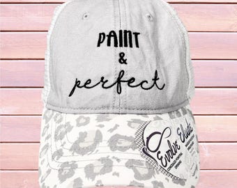 Embroidered Paint Horse Hat: Equestrian Style - Custom APHA Gift