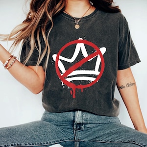 No Kings Shirt, Protest Shirt, Anti Monarchy Statement Shirt, Gift for Him Her