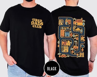 Regalos para el Día del Padre, Regalo para papá, Camiseta del Club de Papás Cansados, Camiseta Linda del Club de Papás Cansados