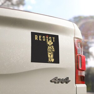 Bear Resist Protect our national parks car magnet, Anti Billionaire National Parks bumper sticker, anti trump magnet