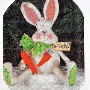 Primitive mailed pattern "ToPPeR"~ Bunny Digital, shelf sitter~sewing pattern #22