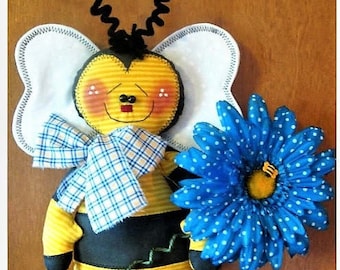 Primitive e-pattern 15"~ "BuMbLeBee Hanger"~SO sweet! Digital pattern #336