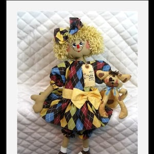 Primitive Raggedy Ann/Annie~Megan & Riley~Pattern #20