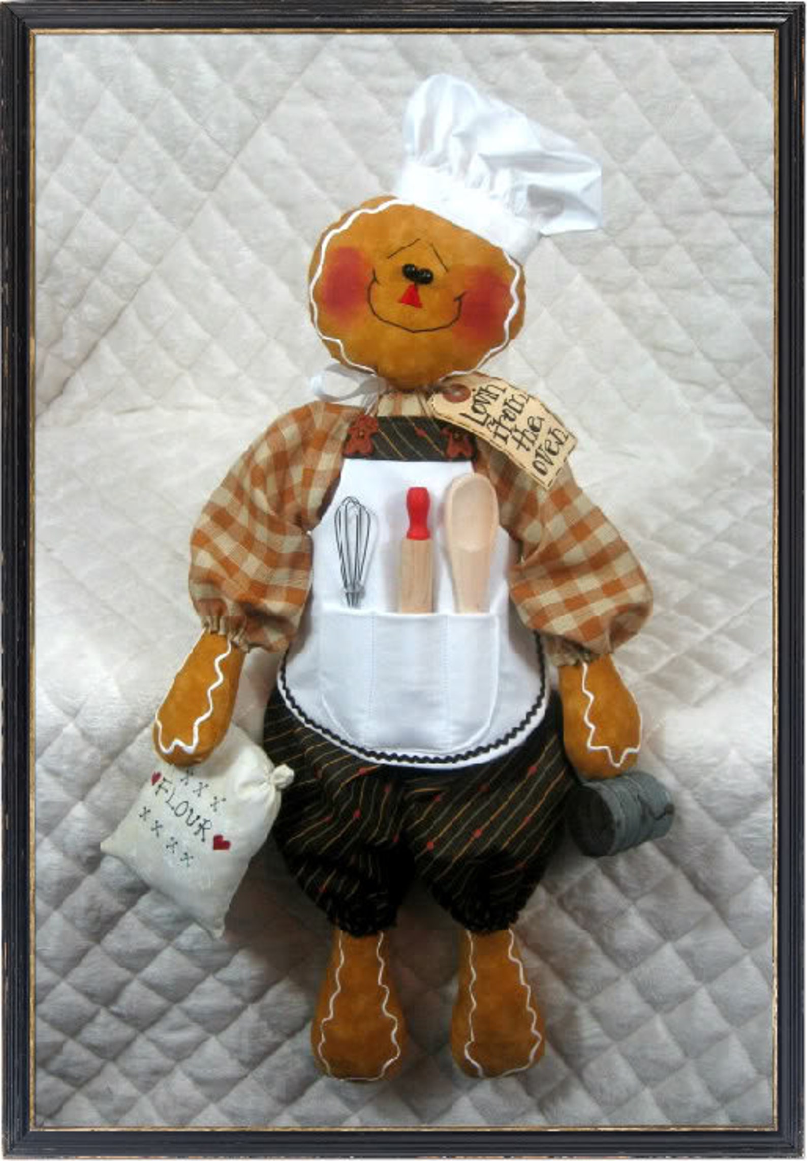 Primitive Raggedy Gingerbread Baker Boy PATTERN #122~from Ginger Creek ...