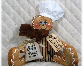 Primitive Sewing e-pattern DIGITAL #34~"GINGERBREaD REGAL SiTTeR"~ SuPeR SwEEt Doll!