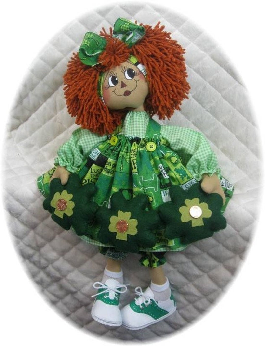 Primitive Raggedy MAILED Pattern Irish 