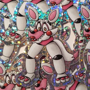Sticker holographique Laggle (Five Nights at Freddy's - Fnaf - Mangle Meme)