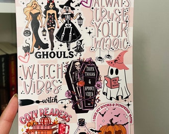 Kindle Insert for Clear Case, Witch Vibes, Smut Book Theme, Kindle Skin, Bookish Kindle Sticker, Dark Romantasy, Paperwhite, Halloween, Fall