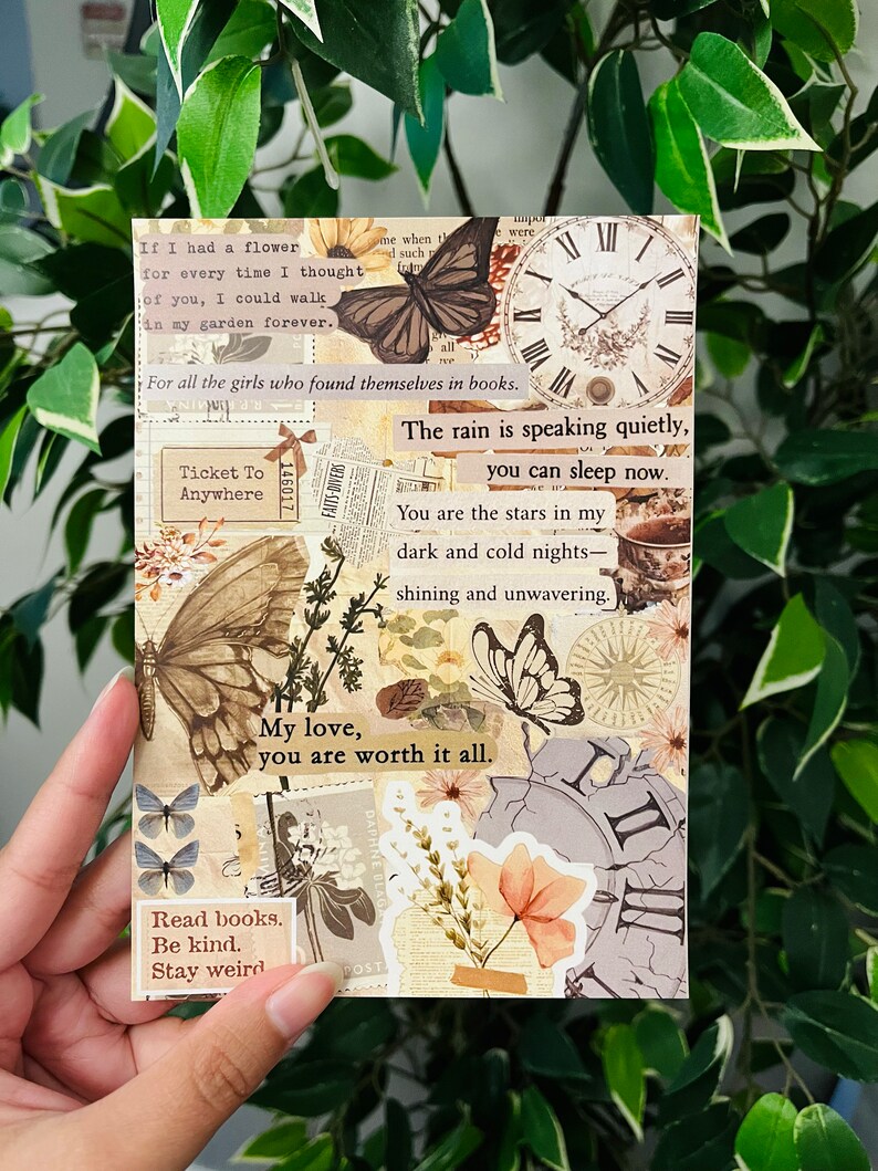 Kindle Insert for Clear Case, Vintage Book Theme, Kindle Skin, Bookish ...