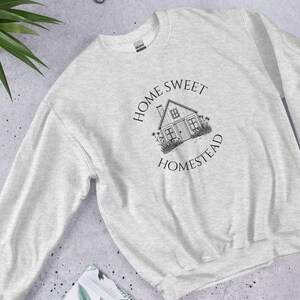 Home Sweet Home sollte Unisex Sweatshirt - Rundhalsausschnitt Herbst Mittelgewicht Langarm