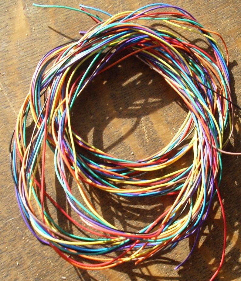 Colored wire for crafting image 1