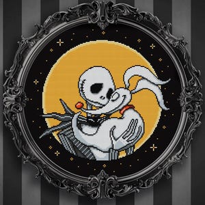 Schema punto croce Jack e Zero: Nightmare Before Christmas (PDF)
