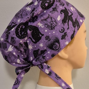Surgical Theatre Scrub Hats Caps HALLOWEEN Surgeon Medical Doctors Nurses Vets Dentist Kitchen Hand Hats - COTTON