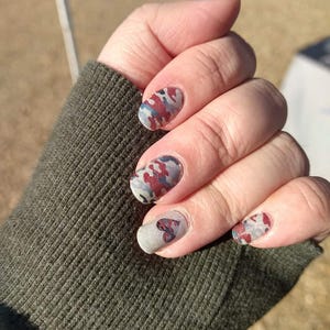 Heart of the Hero nail strip