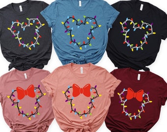 Micky's Merry Xmas Party Shirt, Disneyland Urlaub Tee