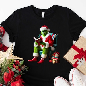 Ew People Grinch Weihnachtsshirt, lächelndes Gesicht Weihnachtsgeschenk