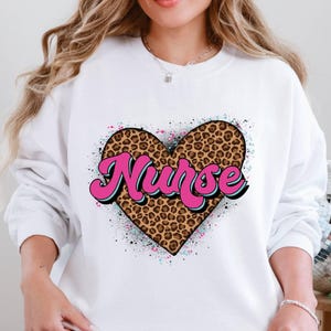 Leopard Krankenschwester Shirt, Krankenschwester T-Shirt, RN Shirt, Pflegeschule Shirt, Krankenschwester Shirt, Krankenschwester Geschenk