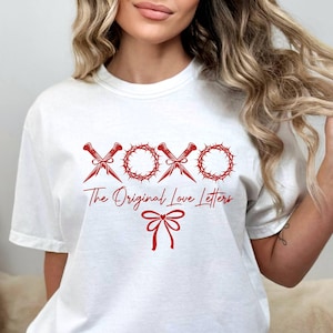 Camiseta XOXO The Original Love Letters, Camiseta XOXO, Camiseta XOXO Faith, Camiseta XOXO Easter, Camiseta Jesus, Camiseta Cross, Camiseta cristã,