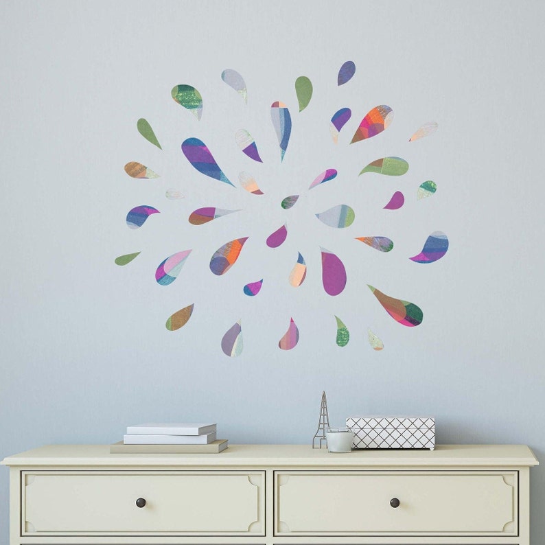 Colorful Wall Stickers Dorm Room Decor Housewarming Gift Etsy