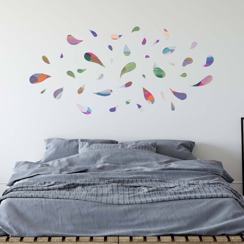 Colorful Wall Stickers Dorm Room Decor Housewarming Gift Etsy