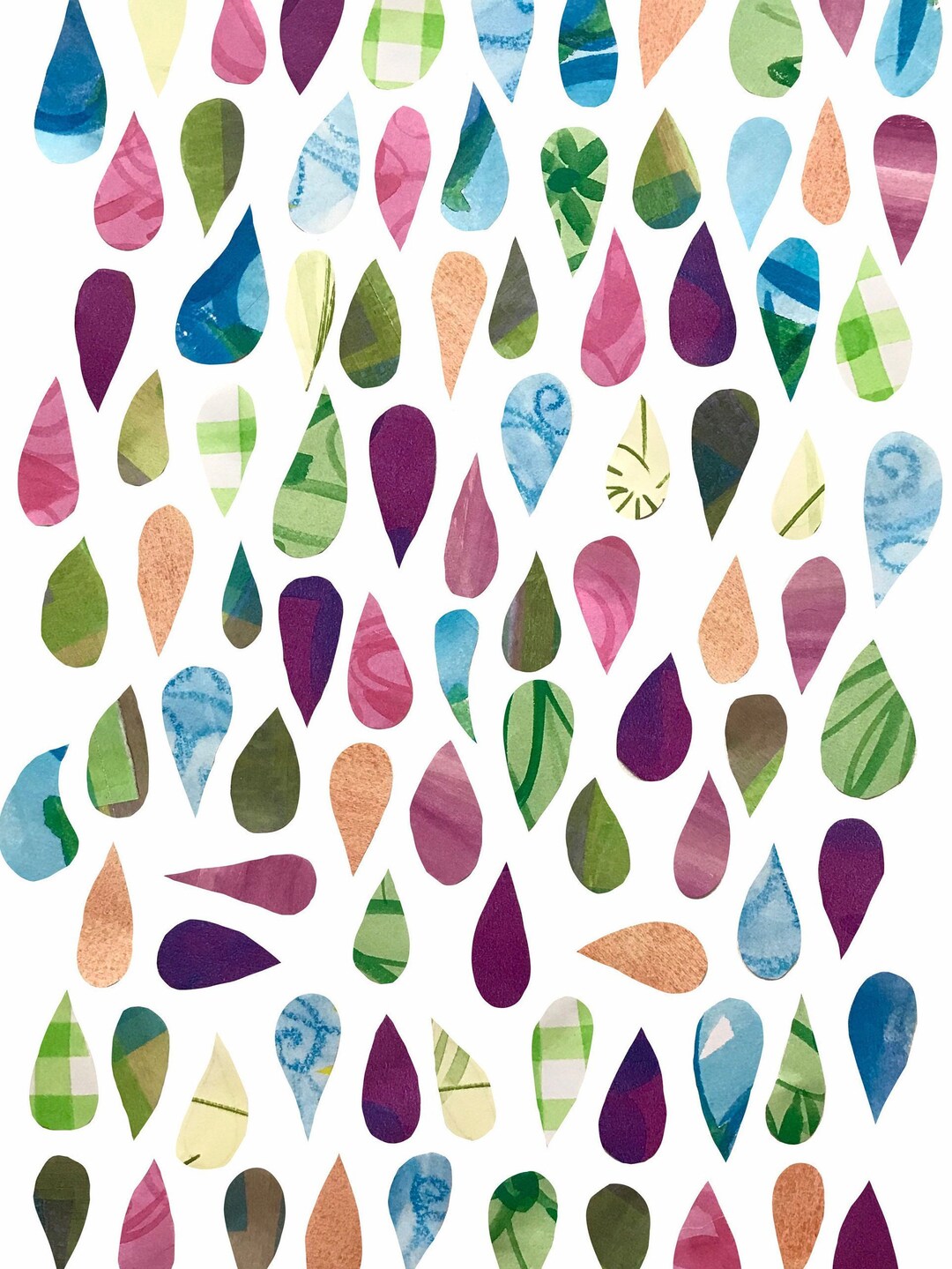 Flower Petal Wall Stickers Modern Home Decor Creative Dorm Etsy