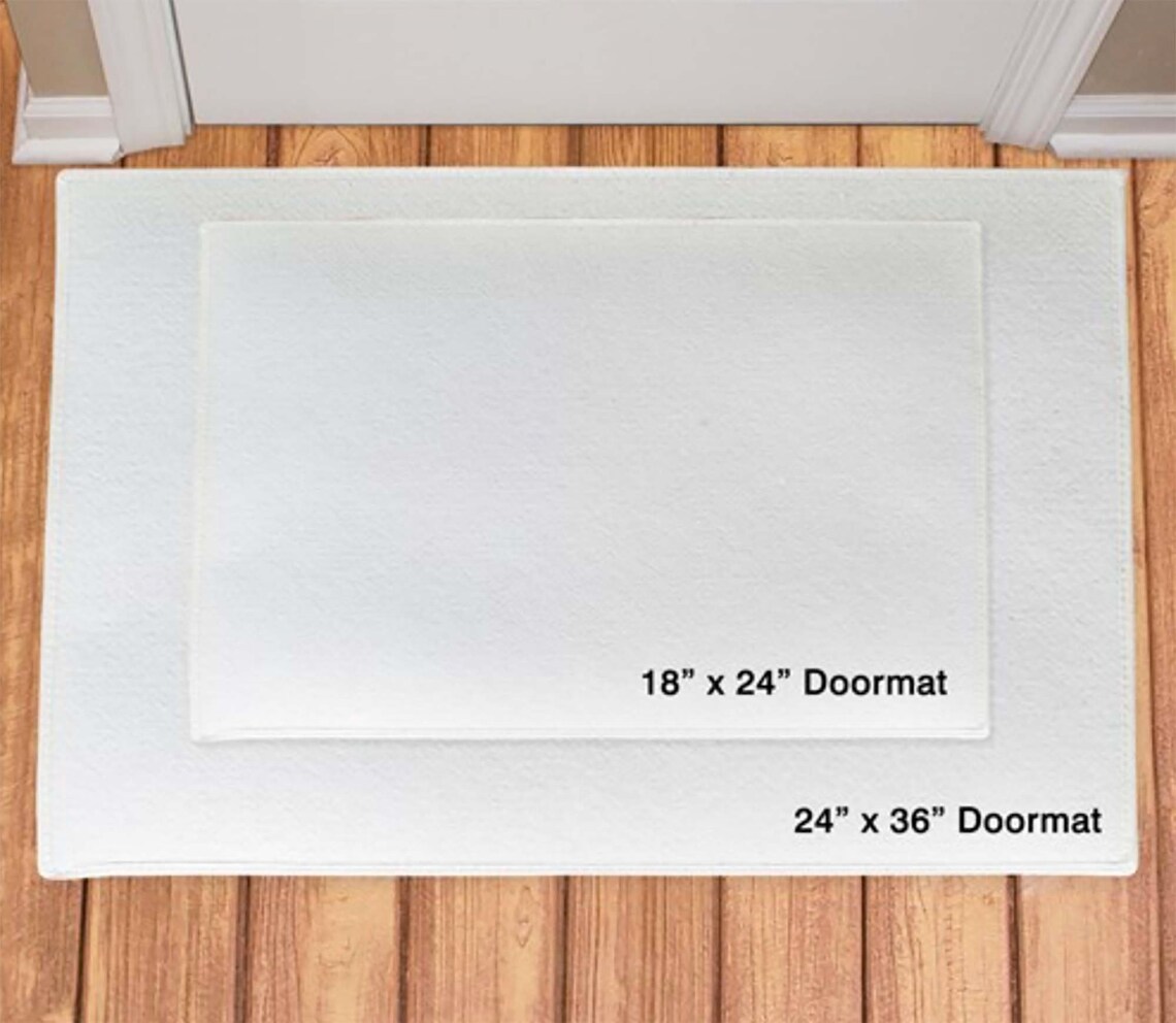 Bienvenida doormat alfombrilla del piso del porche delantero | Etsy