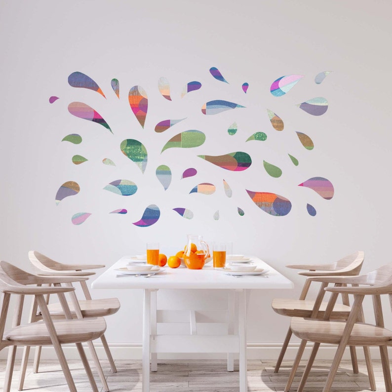 Colorful Wall Stickers Dorm Room Decor Housewarming Gift Etsy