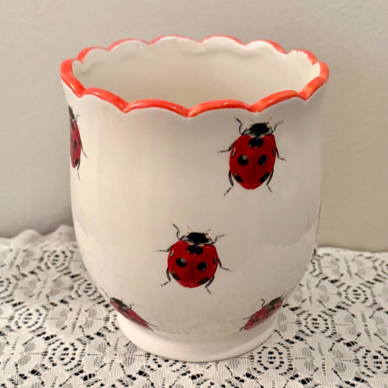 Ladybug Planter - Etsy