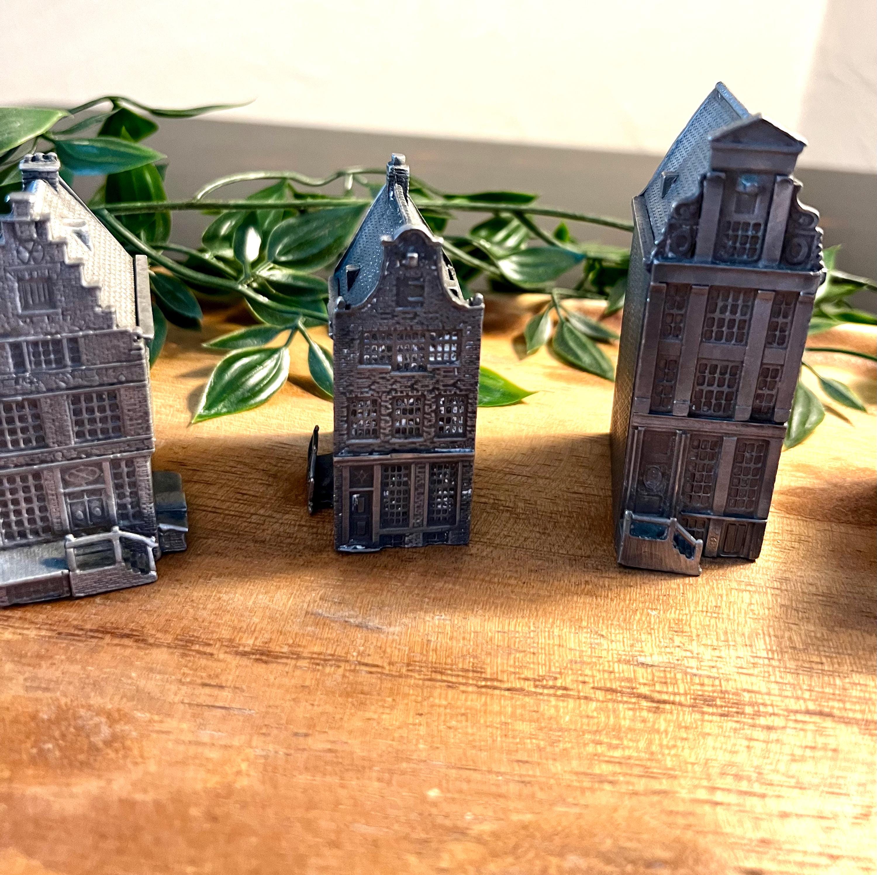 Tin Artil Specials Utrecht Vintage Small Dutch Houses Set of 6 - Etsy