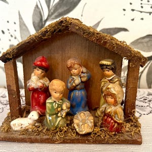 ポーセリン製クリスマスナティビティセット 1940s Nativity Set - Etsy