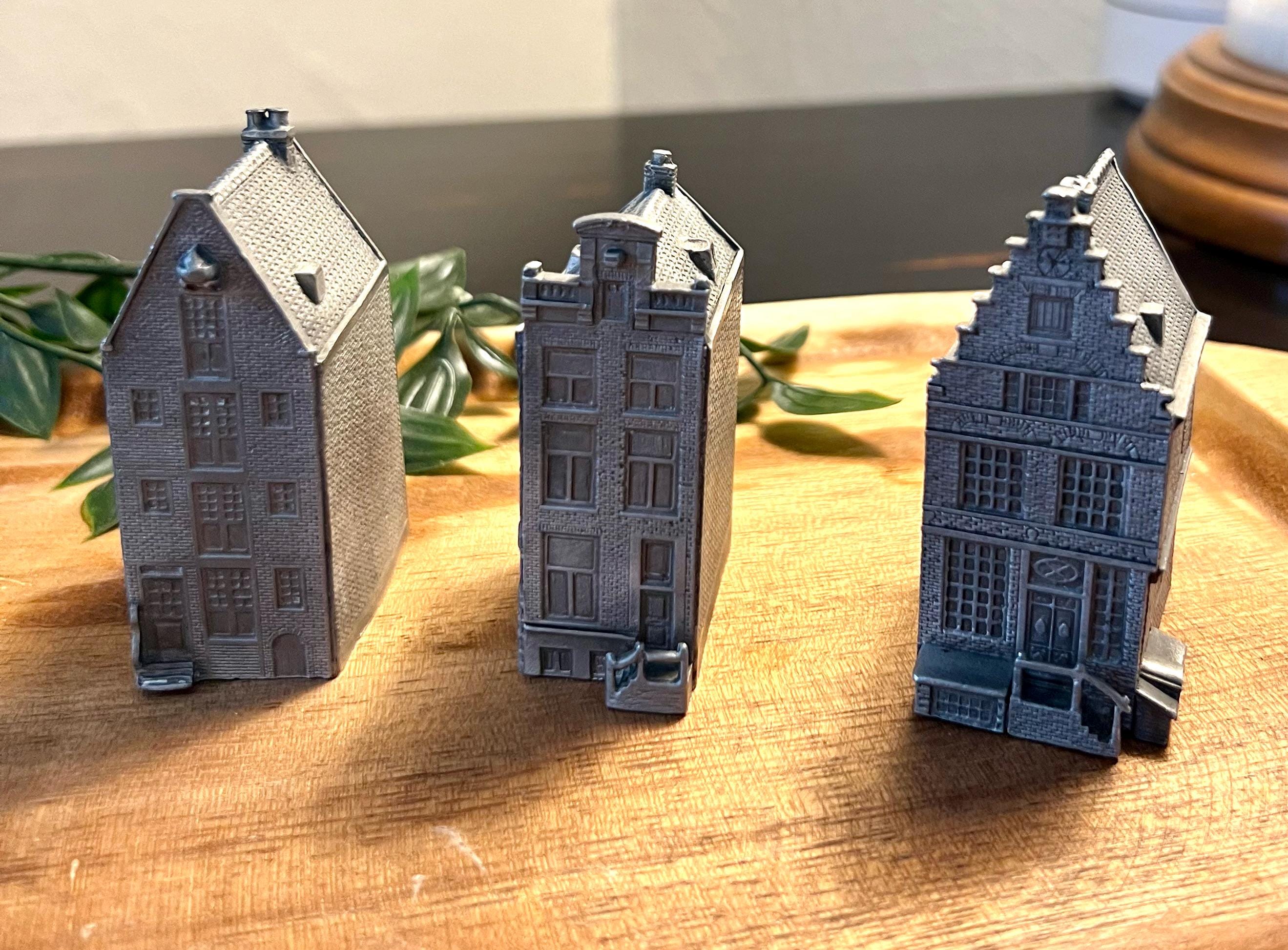 Tin Artil Specials Utrecht Vintage Small Dutch Houses Set of 6 - Etsy