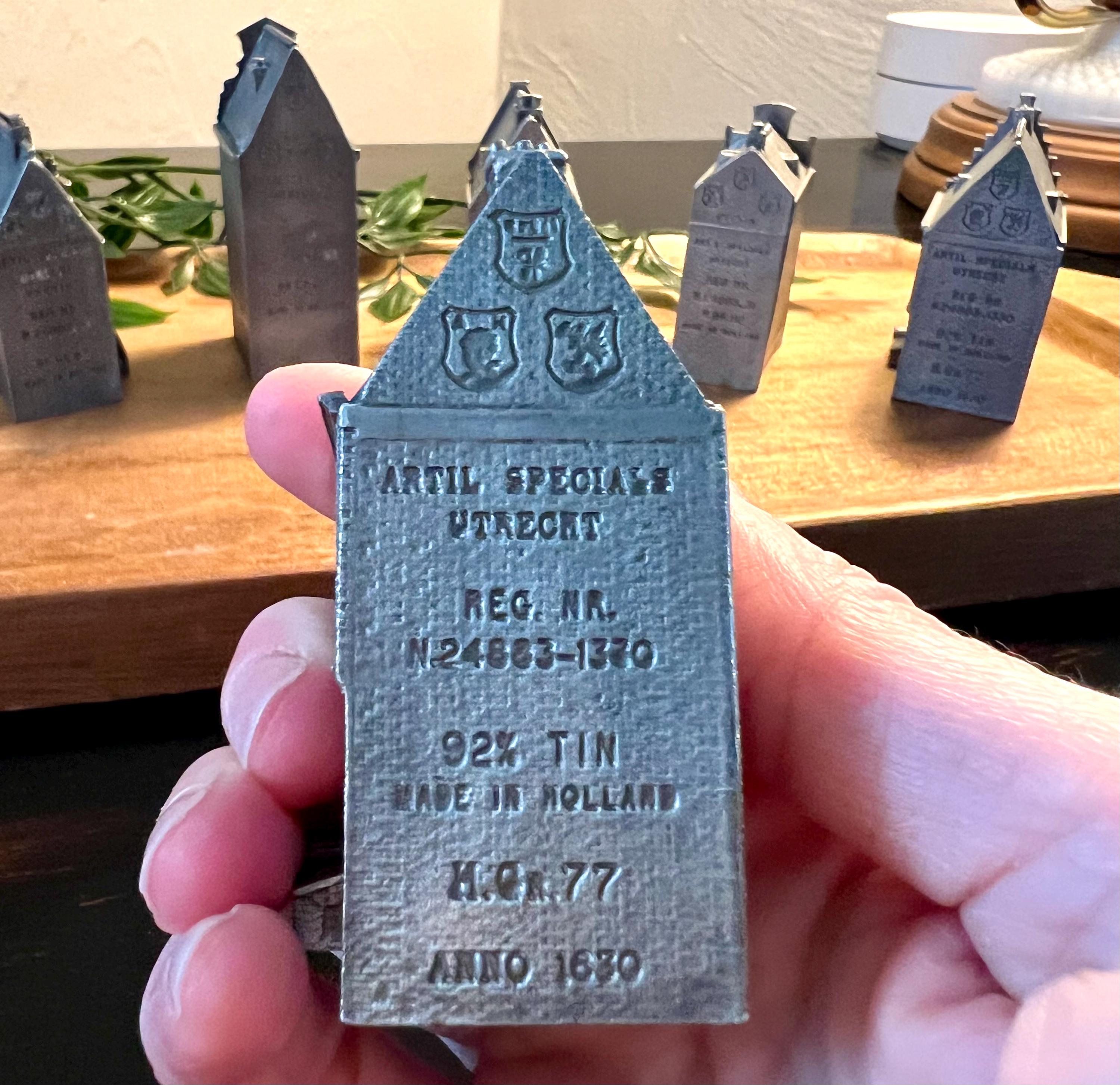 Tin Artil Specials Utrecht Vintage Small Dutch Houses Set of 6 - Etsy