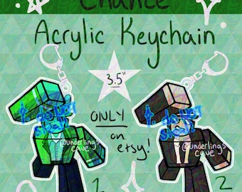 Llavero acrílico de 3.5 pulgadas de Forsaken Chance / Alien Chance