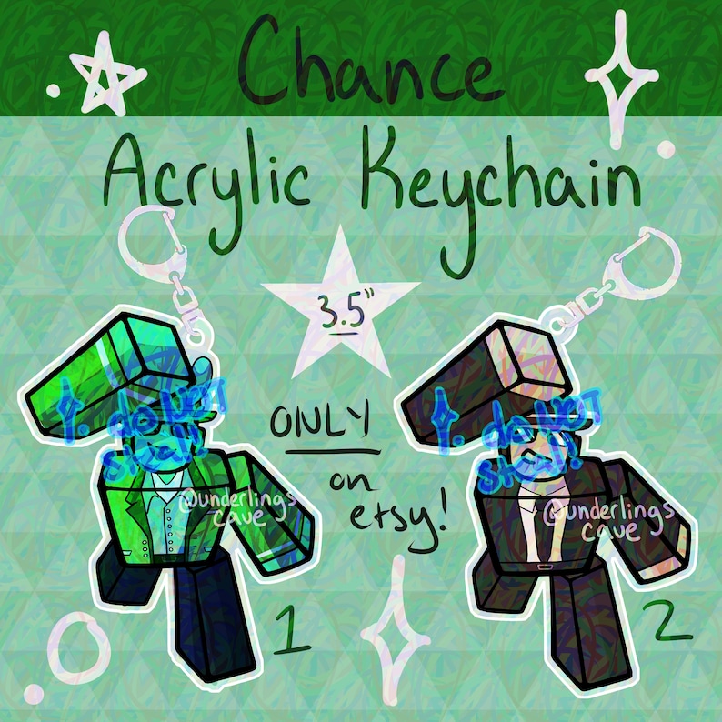 Forsaken Chance / Alien Chance 3.5 In. Acrylic Keychain - Etsy
