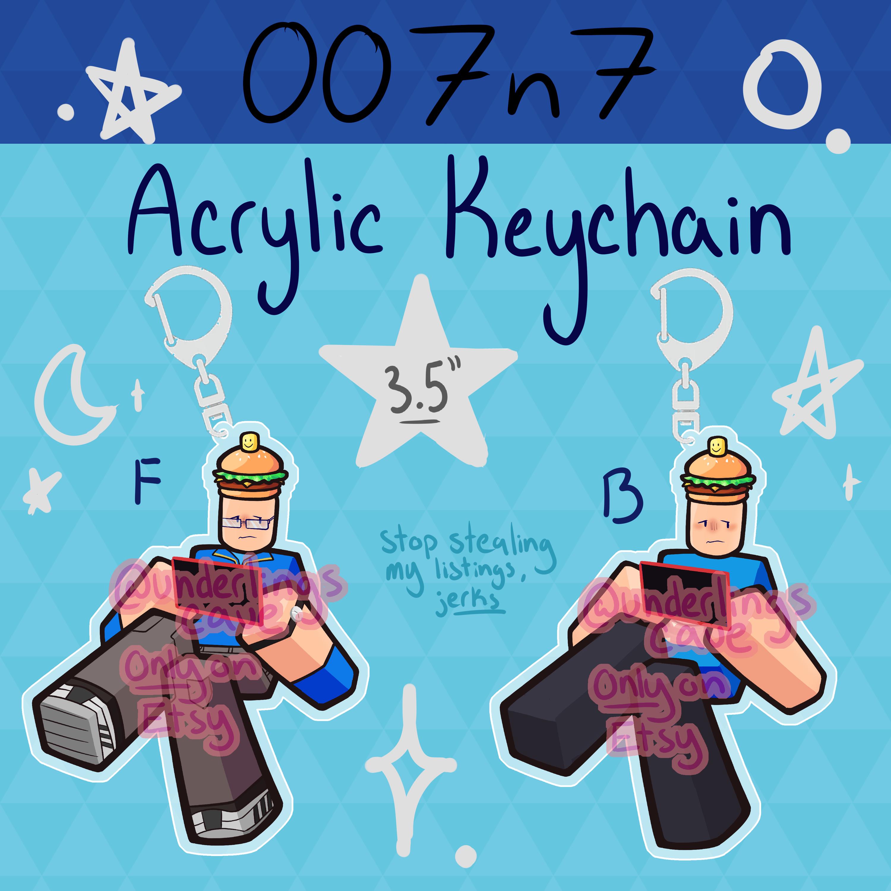 Forsaken 007n7 3.5インチ アクリルキーホルダー - Etsy 日本