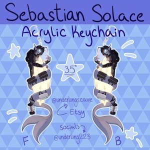 Sebastian Solace Pressure 3.5 In. Acrylic Keychain
