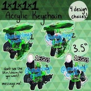 Forsaken PREORDER 1x1x1x1 3.5 In. Acrylic Keychain