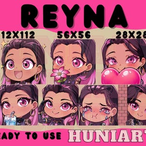 Valorant Reyna-emote, Valorant Reyna, Valorant-emote, Valorant Reyna-emotes, Valorant, Valorant Anime-emotes, Discord/Twitch/Youtube-emotes