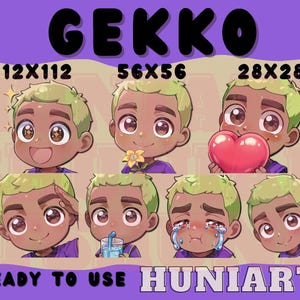 Gesto de Gekko de Valorant, Gekko de Valorant, Gesto de Valorant, Gestos de Gekko de Valorant, Valorant, Gestos de anime de Valorant, Gestos de Discord/Twitch/YouTube