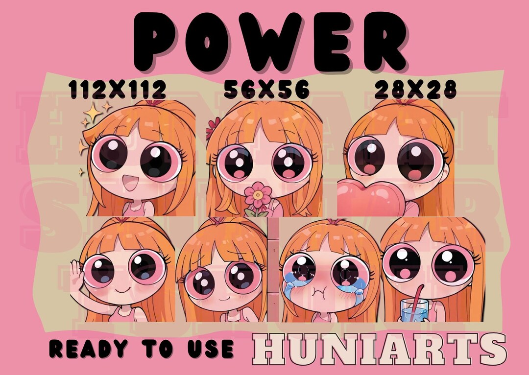 Power Emotes Blossom, Blossom Emote, Power Blossom,checmical Girl, Power Strong ...