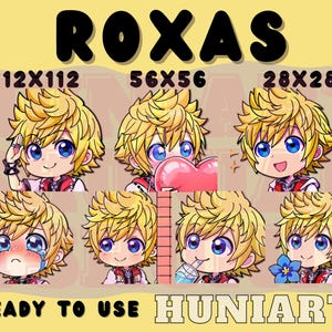 Kingdom Hearts, Kingdom Hearts Roxas, Roxas Emote, Kingdom Hearts Roxas Emote, Roxas Emote,Roxas Anime Emotes, Discord/Twitch/Youtube Emotes