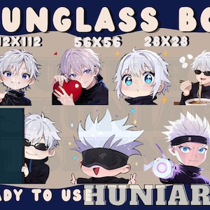 以下が含まれることがあります： サングラスをかけた少年が様々なポーズをとっているデジタルイラスト10点セット。イラストは3つのサイズで提供されています: 112x112ピクセル、56x56ピクセル、28x28ピクセル。イラストはすぐに使用でき、プロジェクトに楽しく遊び心のあるタッチを加えるのに最適です。